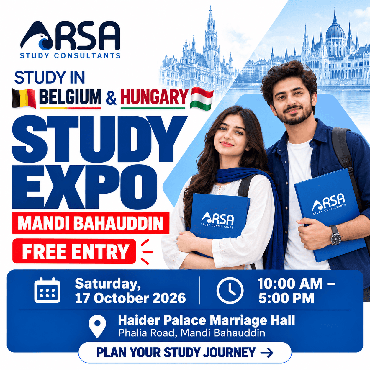 ARSA Study Expo_ Belgium-Hungary-Netherlands-Mandi Bahauddin