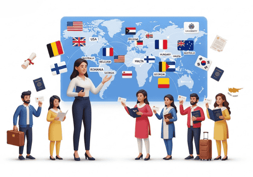 Global Study Destinations and University Partnerships by ARSA Study Consultants